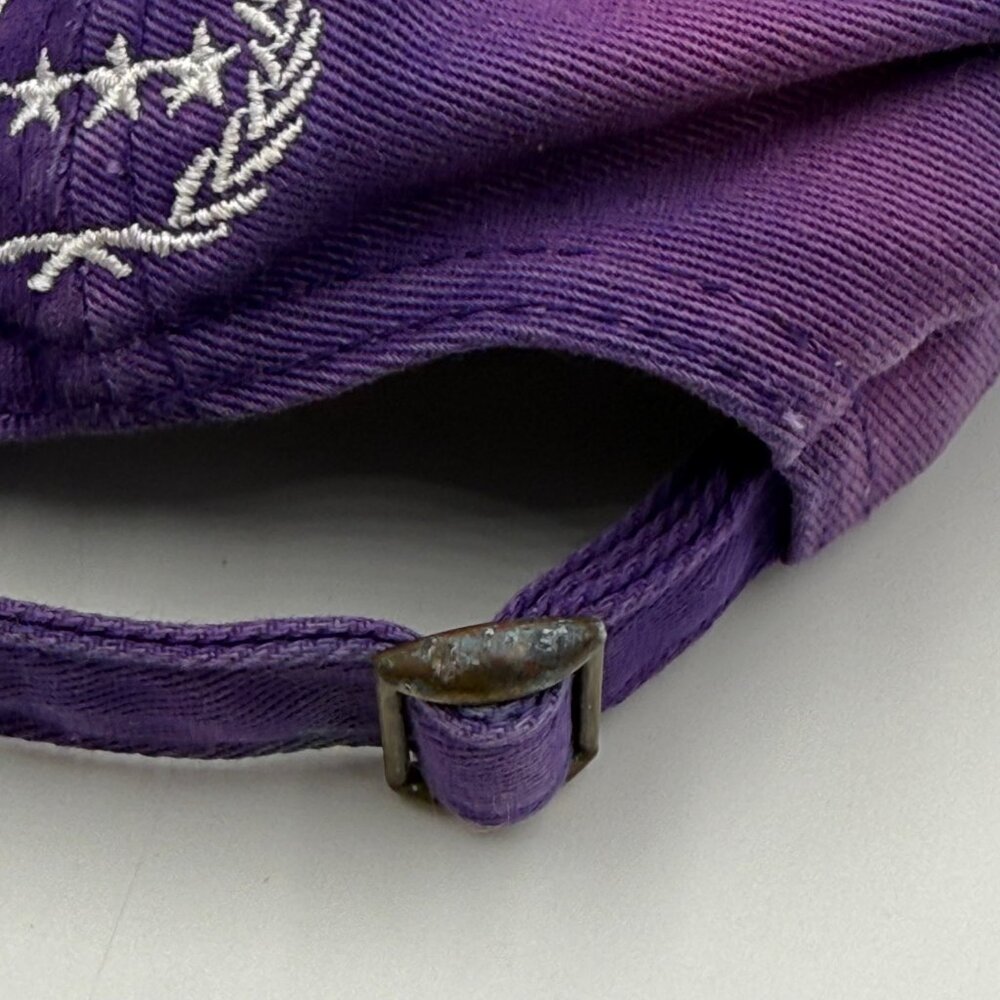 Field Grade Ruthless Hat Cap Strap Back Distressed Patch Purple One Size Adjust - Picture 8 of 11